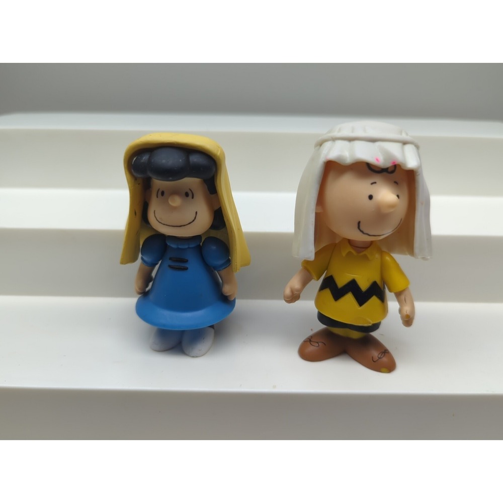 Peanuts Charlie Brown Lucy Christmas Pageant Nativity figures replacements